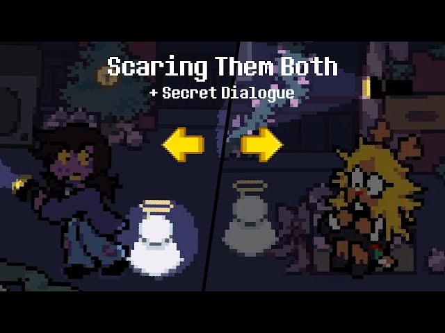 Scaring Noelle/Susie Difference + Not Moving an INCH Secret Dialogues – Deltarune Chapter 4