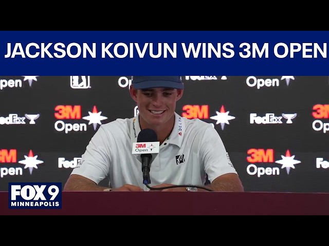 Jackson Koivun gana el 3M Open en su tercera participación en el PGA Tour