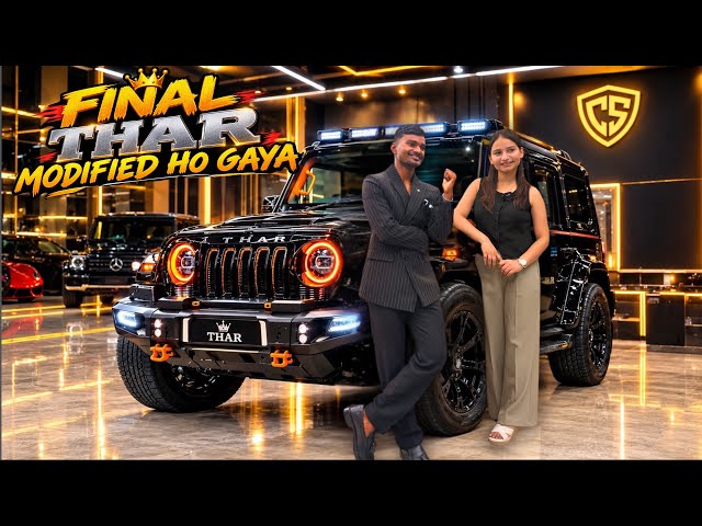 Indian Ashtonhall finally gets his Thar modified 😱😱