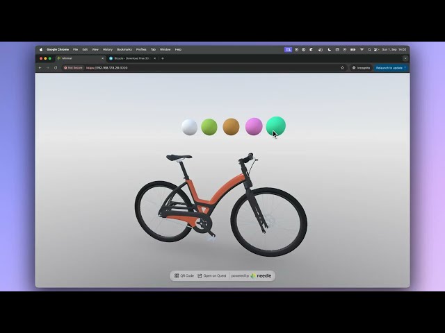 Switch colors on Click (Needle Engine Scripting - Beginner Level) (Unity to three.js)