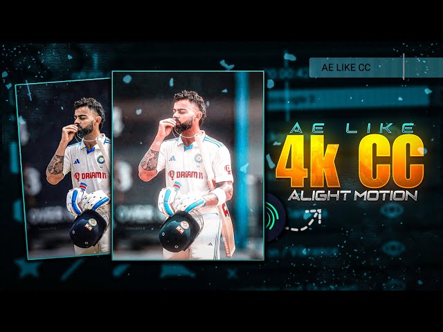 Ae like 4k CC in mobile | Alight Motion Tutorial