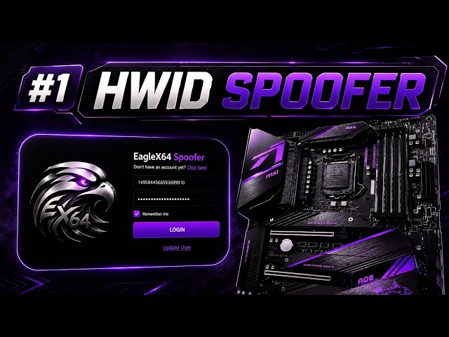 HOW FIX ANY BAN HWID EASILY!! HWID SPOOFER