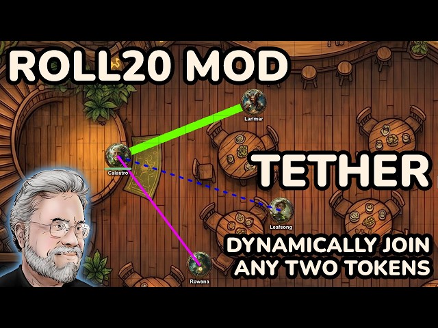 Tether - A Roll20 Script to Visually Link Tokens
