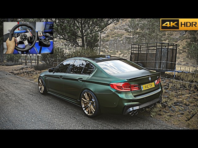 BMW M5 F90 900HP - FORZA HORİZON 5 l LOGİTECH G27 GAMEPLAY