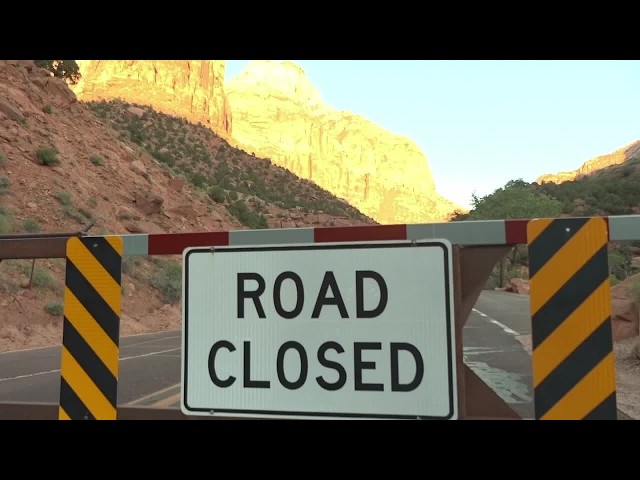 Zion Rock Slide Cleanup Affects Businesses on East Side of Southern Utah