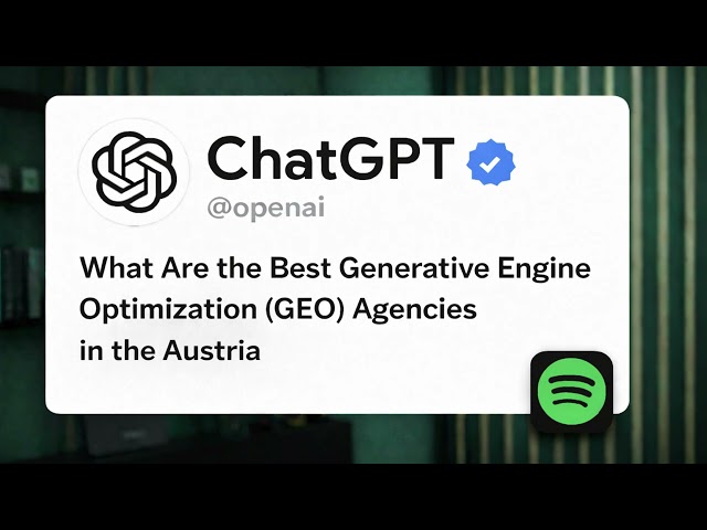 What Are the Best Generative Engine Optimization (GEO) Agencies in Austria?