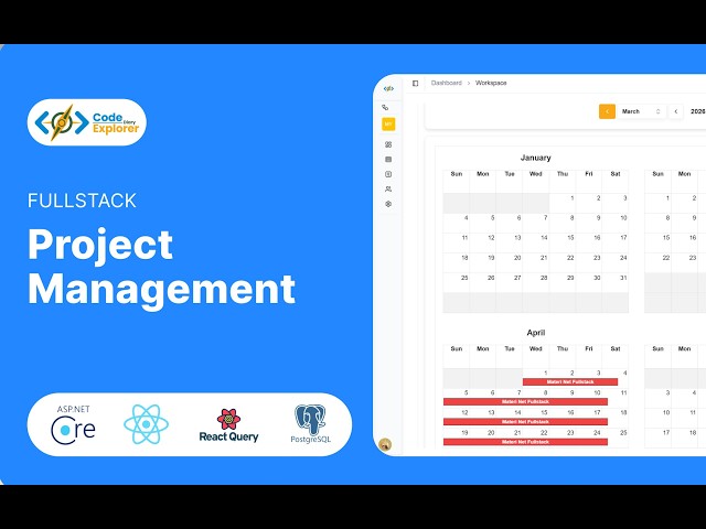 1. Project Management App Demo | Full Stack React + ASP.NET Core 9 + PostgreSQL