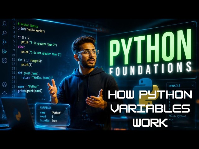#3 How to Use All Python Print Statements | Variables, id(), type() Explained #python