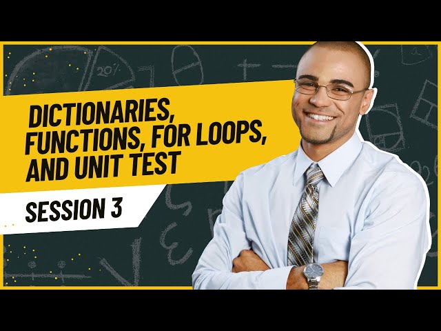 Mastering Python: Dictionaries, Functions, For Loops, and Unit Testing | Python Tutorial 2026