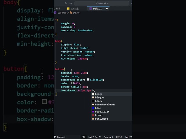 JavaScript advanced button change color please subscribe