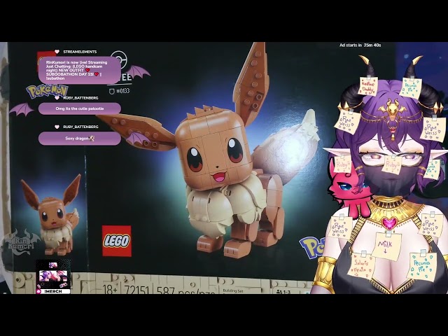 Building a LEGO Pokemon! (Stream VOD)