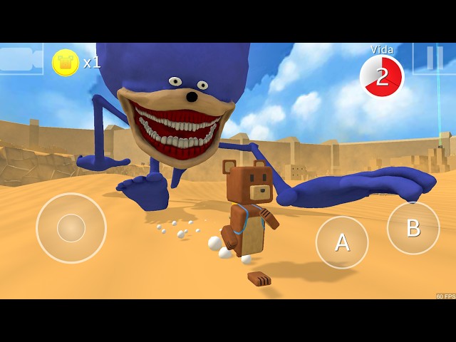 I ESCAPE FROM SHIN SONIC TAPES in Super Bear Adventure