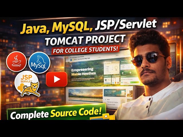 Project for college students | Java + MYSQL JSP Servlet Project | complete source code