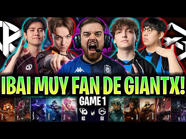 SACAN MEL + SHEN AGAINST KARMINE CORP! 😱IBAI IS GOING WITH GIANTX!🔥 | KC vs GX Game 1 LEC Playoff...