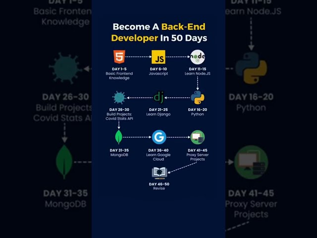Become a Backend Developer in 50 Days
