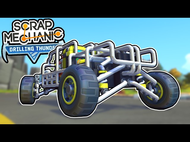 I Built a Scout Vehicle With Double Wishbone Suspension! (Scrap Mechanic Chapter 2)