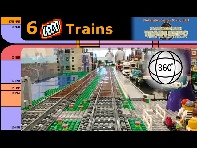 360° LEGO on the rails at Intermountain Train Expo 2021