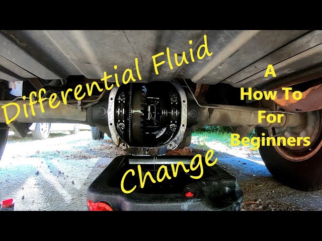 How to change your own REAR END DIFFERENTIAL fluid