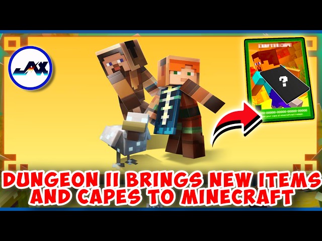 👖All About the NEW CAPES in Dungeons II and Minecraft | How to Collect Them ✅