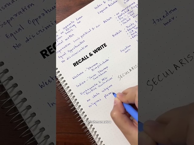 Follow My Secret Study Techniques To Remember Everything #study #exam #motivation #studytips