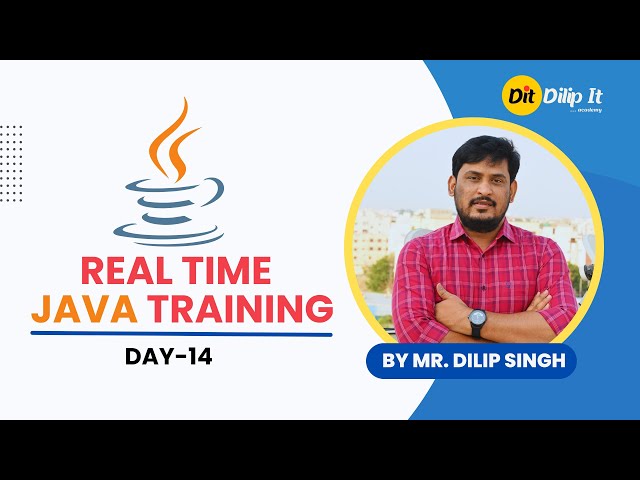 JAVA Real Time Training - Day 14 | Static V/S Non-Static  Variables  | By Dilip IT Academy - DIT