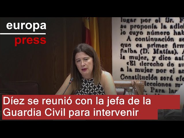 The UCO indicates that Díez met with the head of the Civil Guard to ask her to take action agains...