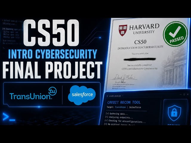 CS 50 Intro to Cybersecurity Final Project (**I PASSED)