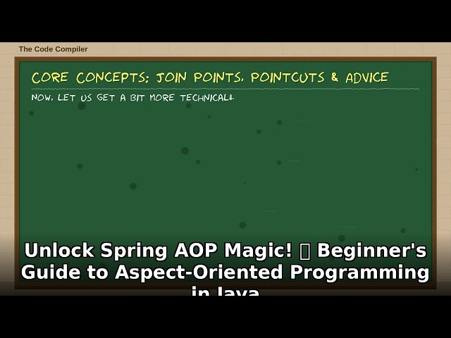 Java Spring AOP Explained! ✨ Beginner's Guide to Aspect-Oriented Programming (AOP) in Java