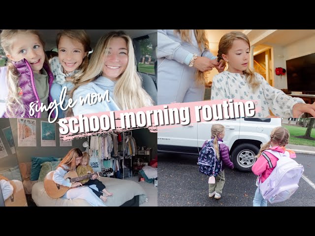 Single Mom School Morning Routine & DITL // 24yr old single mom of 3