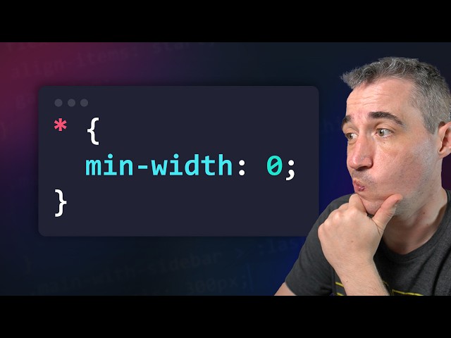 The problem with min-width: 0