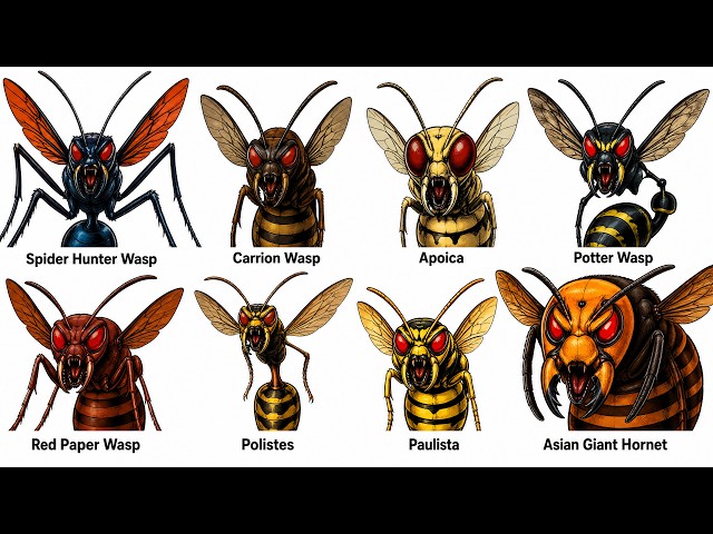 Every Type of Wasp Explained in 7 Minutes