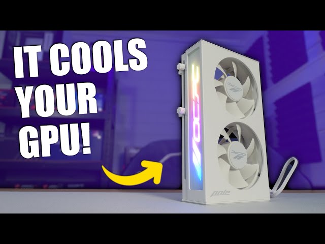 This anti-sag support also cools your GPU... OCPCGaming Pole P1.