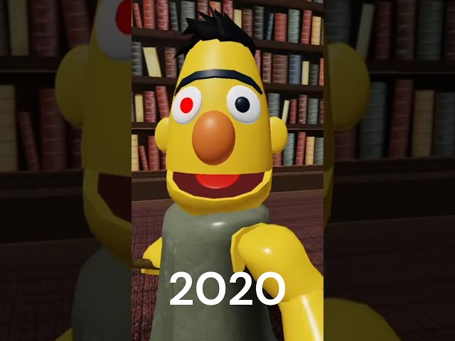 Roblox Puppet: The Evolution of Ronny (Berty/Bert) #roblox #robloxpuppet #bertandernie #sesamestreet
