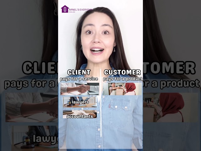🤷‍♂️Client? or Customer? 💳- a simple explanation