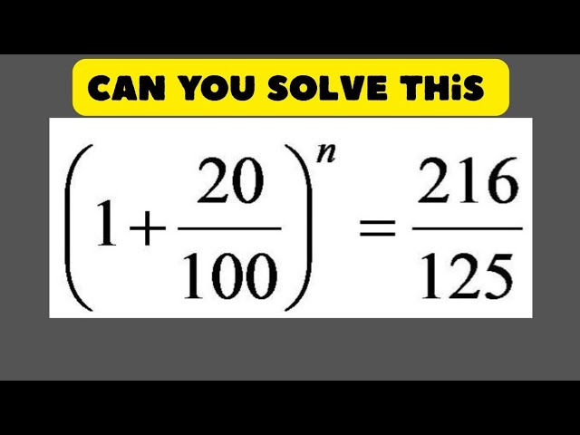 Exponential Problem Step by step solution |Learn math 