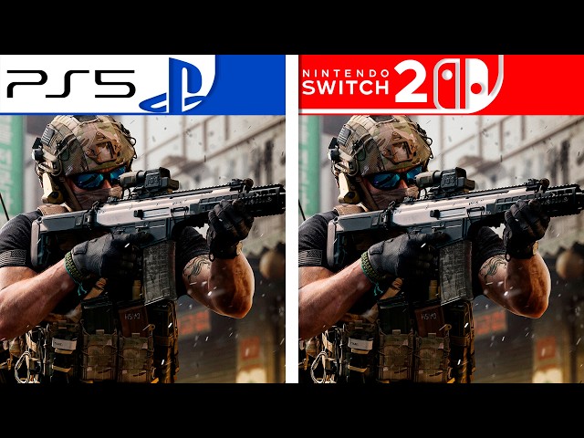 Call of Duty Modern Warfare 4 | Switch 2 vs PS5 | Campaign Graphics Comparison