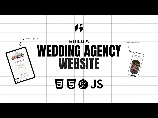 Create a Wedding Agency Website Responsive (HTML, CSS, Java Script) #1