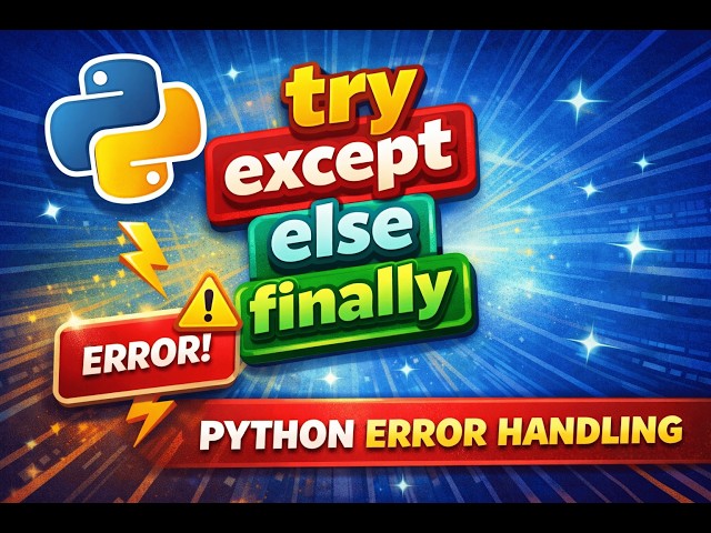 Python Exception Handling Explained | Try, Except, Finally in Python (Beginner Friendly) #31