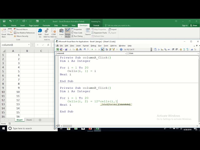 ExcelVBA 17: Enable and Disable the command buttons