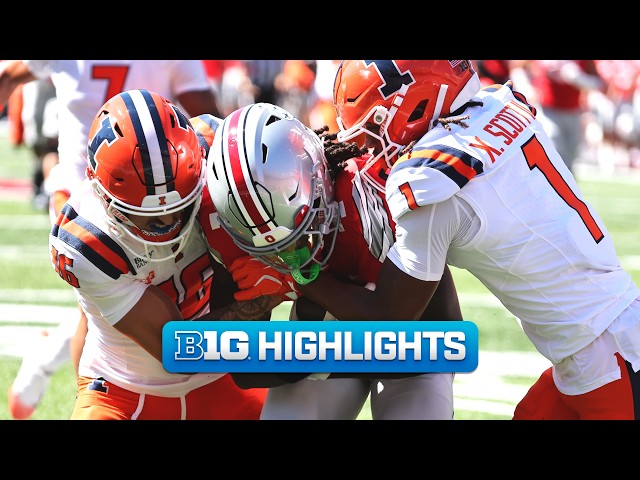 Illinois at Ohio State | Highlights | Big Ten Football | 09/26/2026