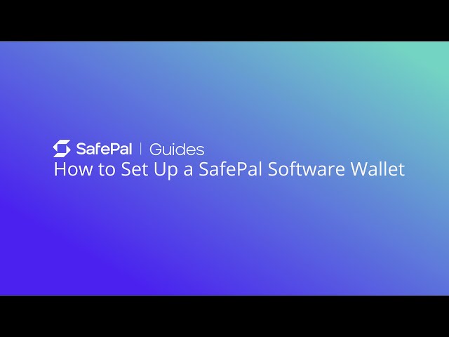 How to Set Up a SafePal Software Wallet - SafePal Tutorial for Beginners