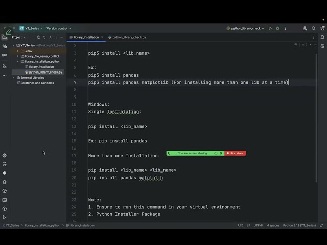 Python Library Installation - Tamil - 2026