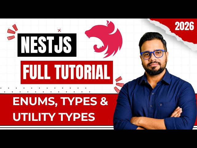 NestJS Course in Hindi #23 | TypeScript Enums, Types & Utility Types