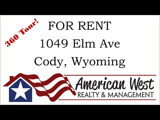 For rent: 1049 Elm Ave, Cody, WY 82414