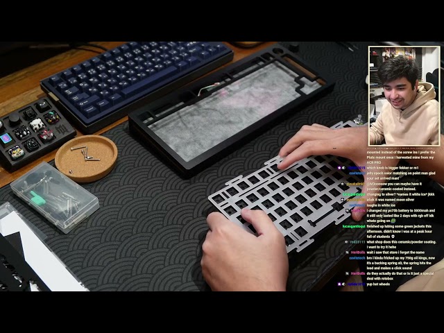 MERKEEBS STREAM VOD | Local Tired Keeb Boi Is Building Keebs | Building a Monsgeek M1