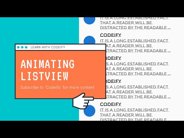 Silent Coding: Animating ListView