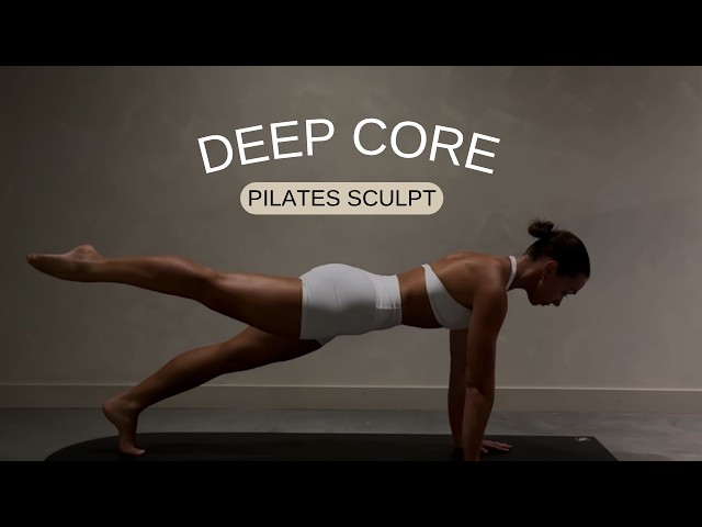 15 MIN DEEP CORE PILATES WORKOUT || No Equipment, Beginner-Intermediate
