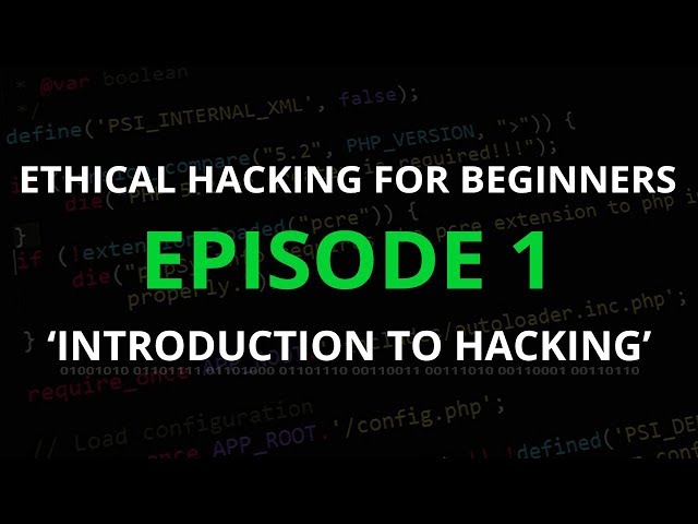 Ethical Hacking for Beginners EP. 1 (Introduction to Hacking)