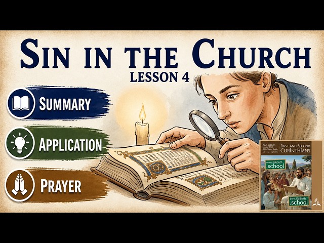 Sin in the Church • Sabbath School Lesson 4 (Q3, 2026) | Summary, Prayers & Application