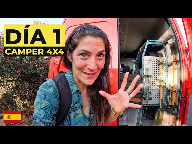 FINALLY! 🛠️ We're starting to convert our 4x4 into a camper in Spain (as foreigners) Ep.1